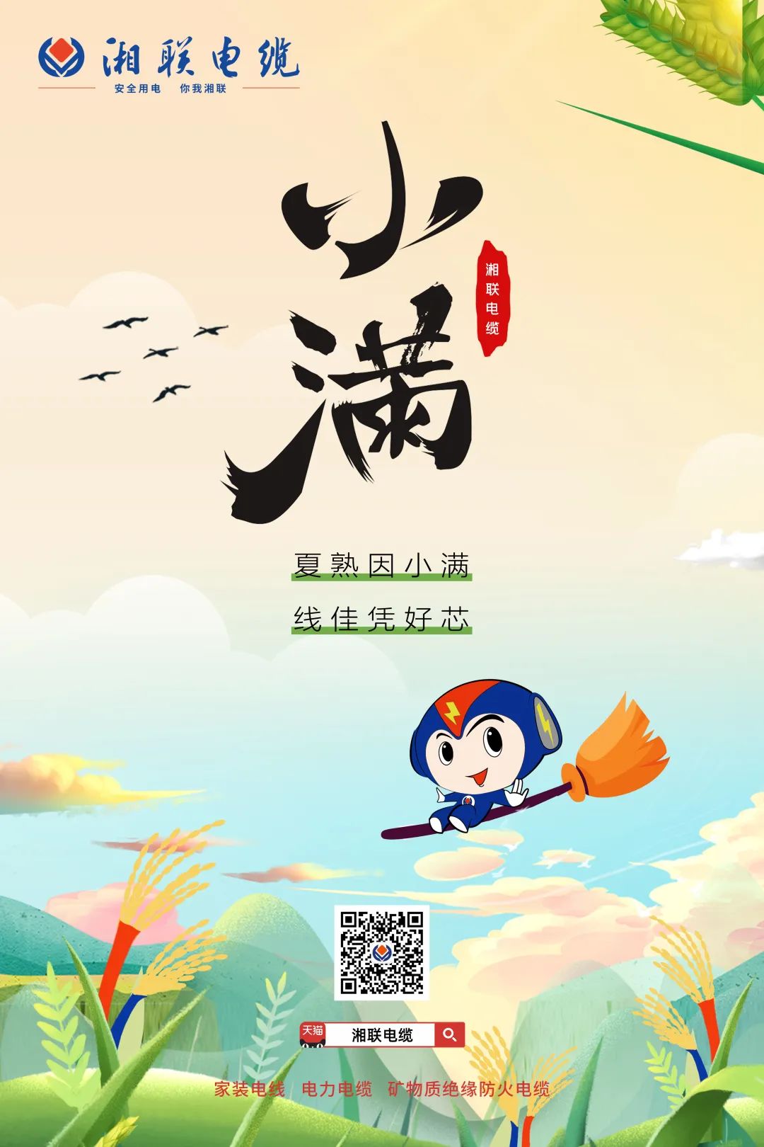 小滿節(jié)氣今日至，用電安全需重視！#安全用電你我湘聯(lián)
